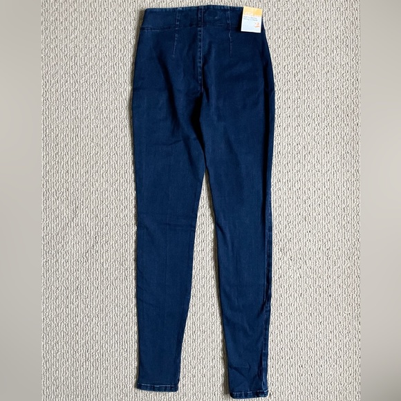 Yoga Jeans Rachel Skinny Pull On Jeans in Nautical Blue - Picture 3 of 6